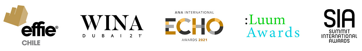 Effie Awards Chile, Wina Dubai 2021, Echo Awards 2021, Lumm Awards, SIA Summit International Awards - Agencia Walkers